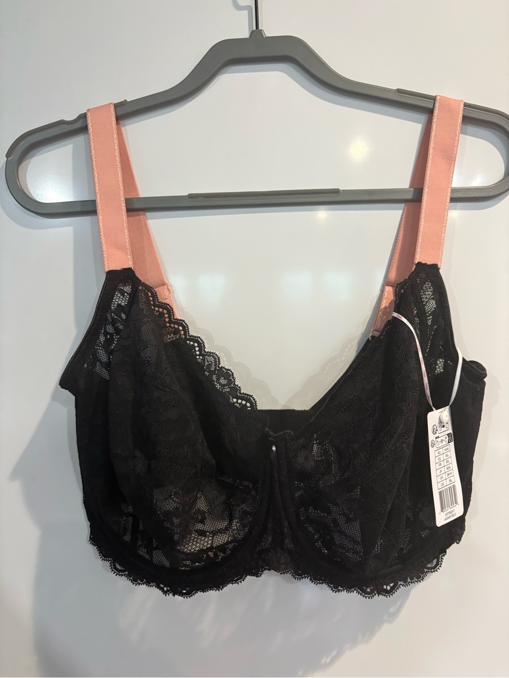 FREYA BLACK LACE BRA - 36L